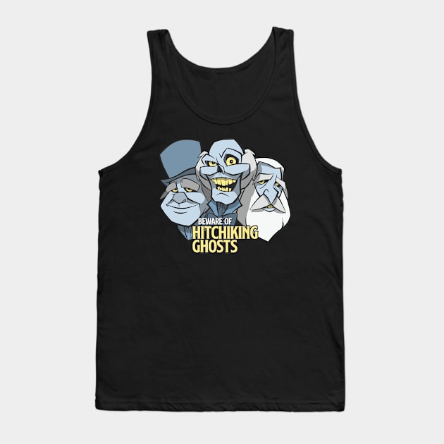 Hitchhiking Ghosts Tank Top by Chris Ganaway Art